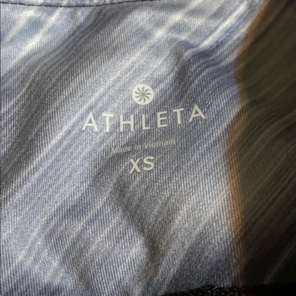 Athleta size XS grey black white leggings - Picture 2 of 3
